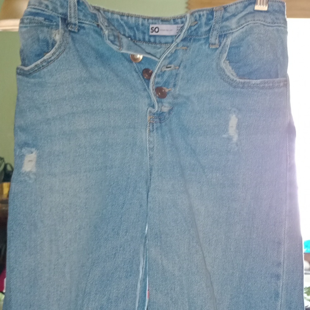 Light blue wide leg jeans Tag in photo!